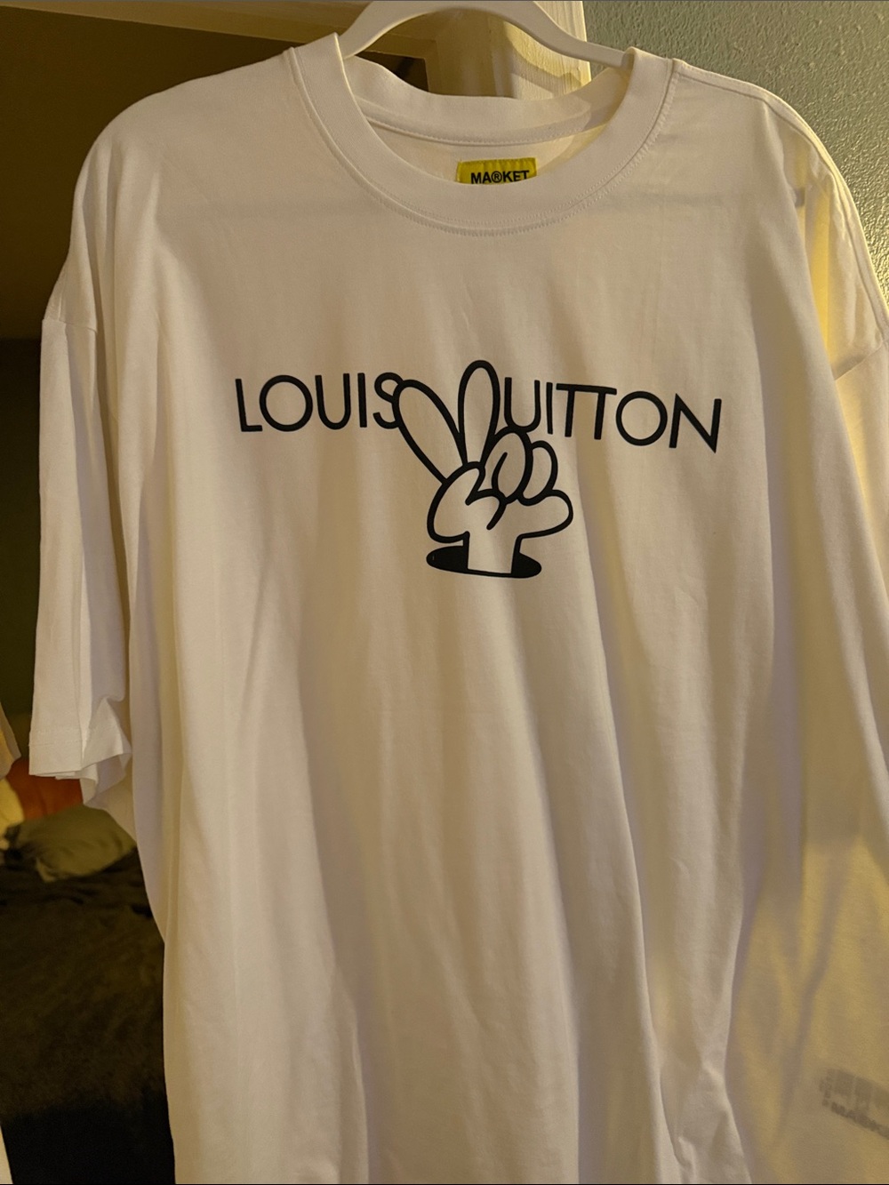 Louis Vuitton White Graphic Short Sleeve Tee